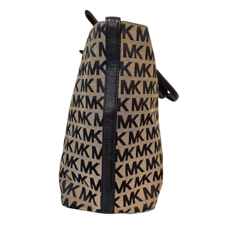 Michael Michael Kors Women's Brown Canvas Shoulder Bag - Picture 3 of 16